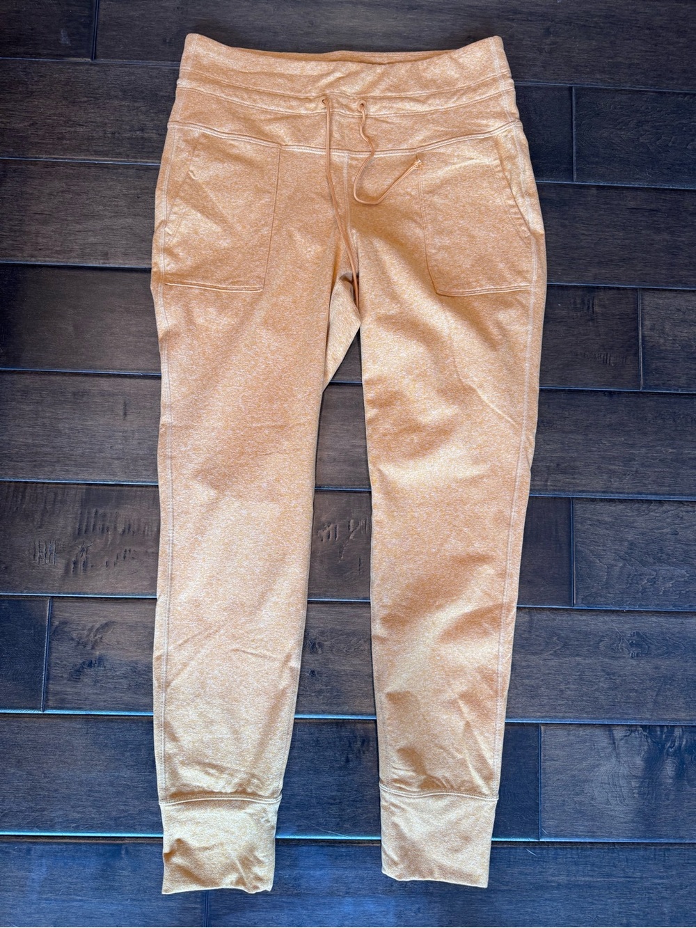 ❤️3/$30 Old Navy CozeCore High-Waisted Jogger Leggings Sunflower Gold Heather -L